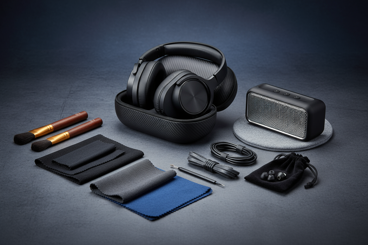 Accesorios para audífonos y parlantes