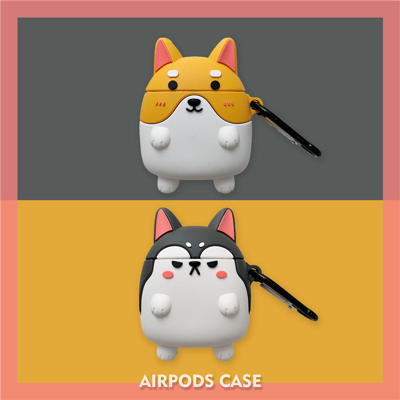 Compatible con Apple, funda para Airpods con diseño de perro