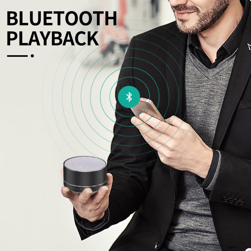 Altavoz Bluetooth inalámbrico A10, subwoofer, minialtavoz portátil, regalo, compatible con tarjeta TF, para fiestas en casa