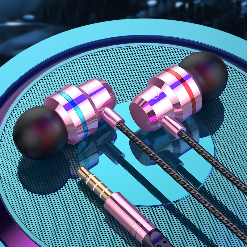 Auriculares metálicos Auriculares con cable de alta gama