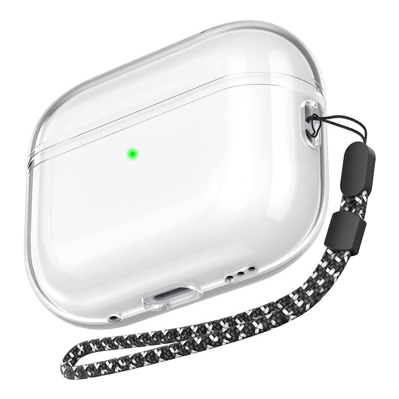Estuche transparente para Airpods 2, 3 y Pro 1, funda de PC transparente para auriculares, estuche de carga para Airpods Pro 2, 3 y 1