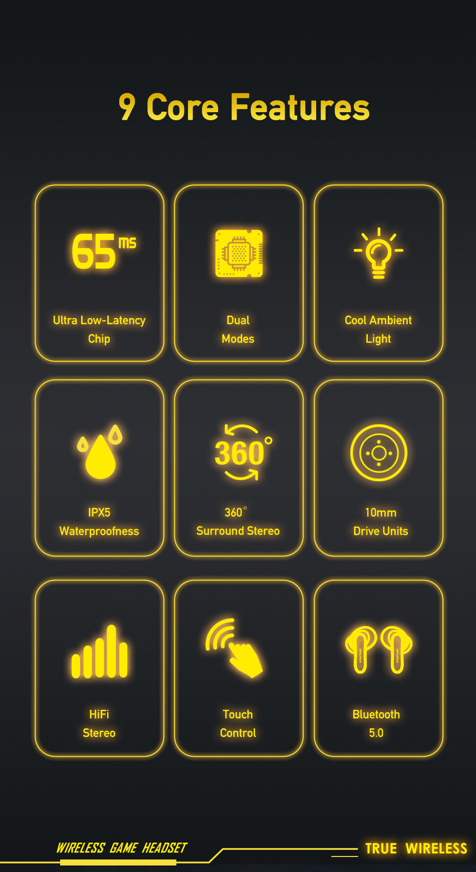 Auriculares inalámbricos con Bluetooth AWEI