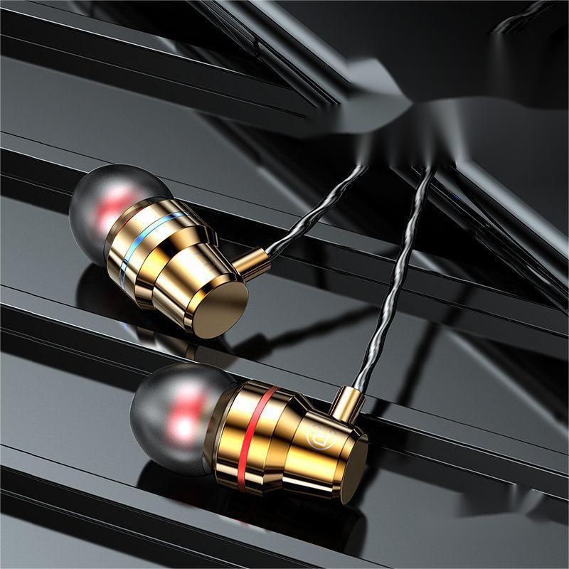 Auriculares metálicos Auriculares con cable de alta gama