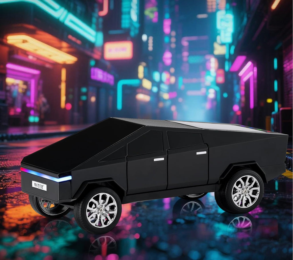 Altavoz portátil WS-580 con Bluetooth para camioneta, emparejamiento TWS, radio FM y micrófono integrado