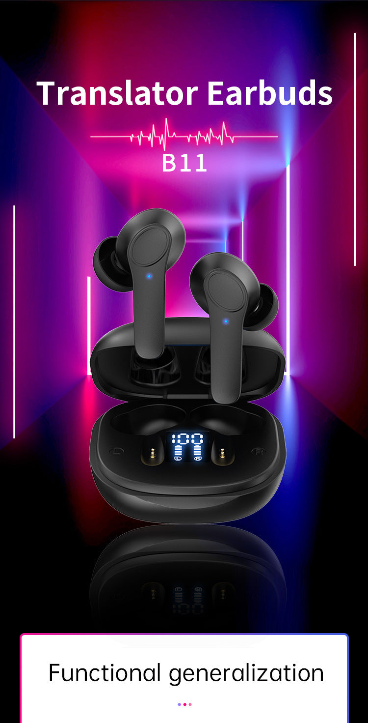 B11 intelligent voice translation headphones