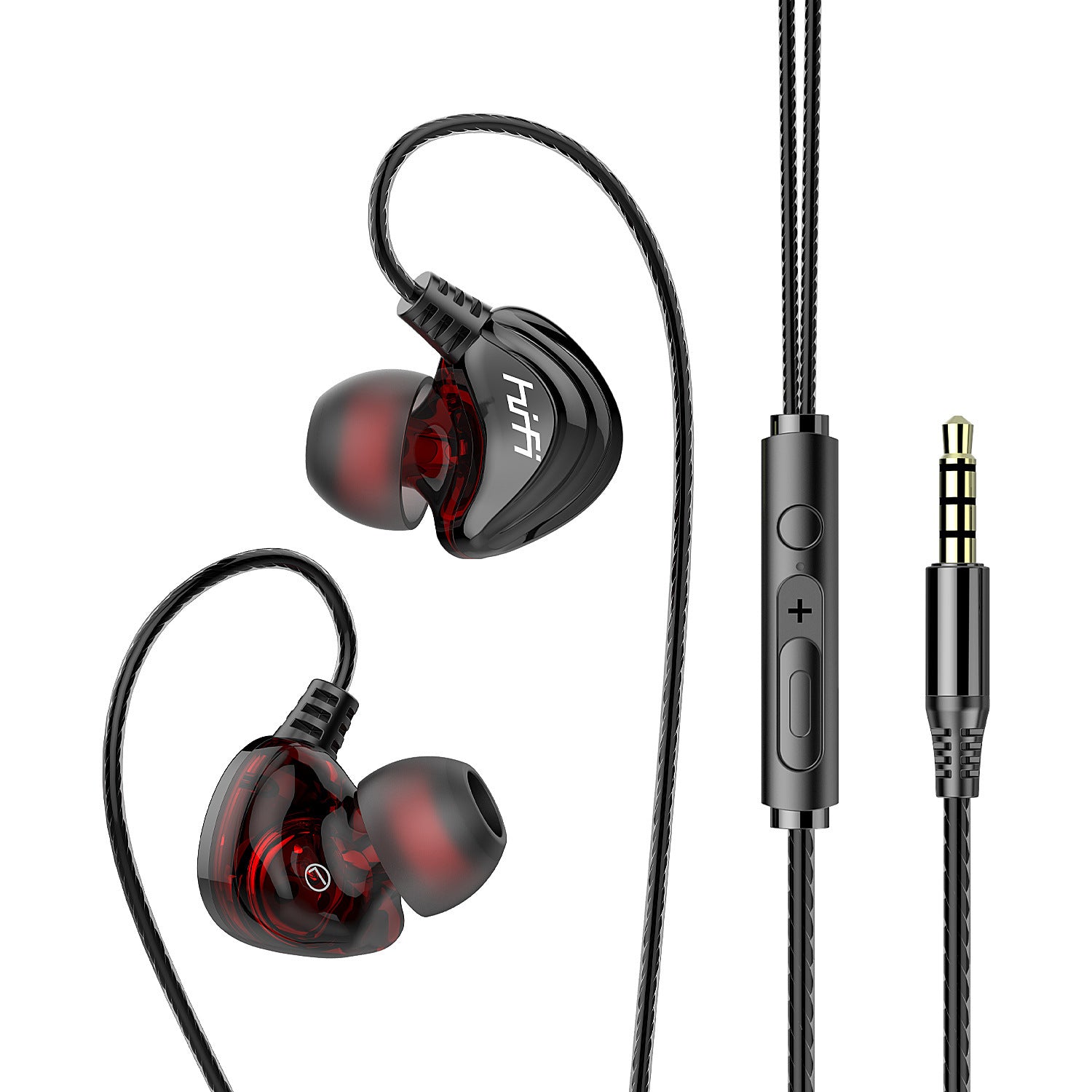 Auriculares intrauditivos con graves intensos y juego de pollo aplicable