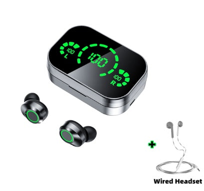 Auriculares inalámbricos Bluetooth YD03 TWS con pantalla grande y pantalla digital inteligente